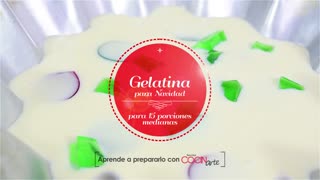 Receta Cocinarte: Gelatina para navidad