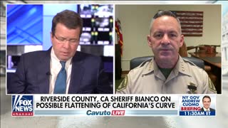 Riverside sheriff talking to Cavuto