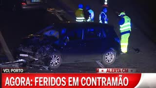 VCI: Veículo em contramão causa acidente