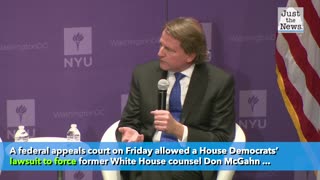 Appeals court allows House Democrats' suit for McGhan's testimony to go forward