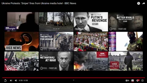 Ukrajinské protesty 'Sniper' střílí z ukrajinského mediálního hotelu BBC News