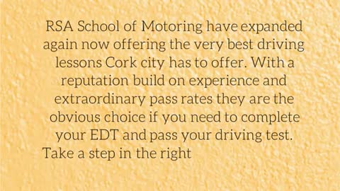 Driving School in Cork