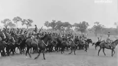 Light-Horsemen in Naming the Federal Capital of Australia March 12th 1913.