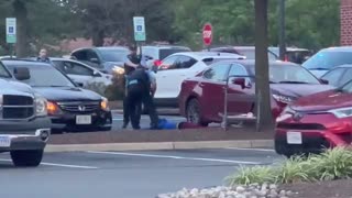Prince William County Police hold person at gunpoint before arresting them...