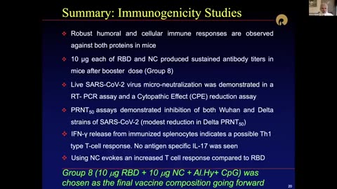 (Sep 21 2021) Robert malone "Vaccine" Salesman: “RelCovax, 2ndGen multivalent SARS-CoV-2 vaccine candidate" (Summit)