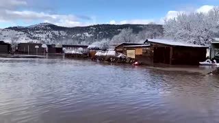 Flooding 'at the front porch': Canadian resident