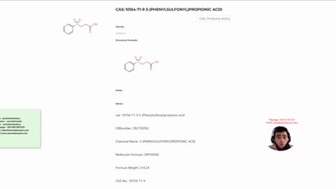 cas: 10154-71-9 3-(Phenylsulfonyl)propionic acid