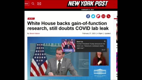 White House backs gain-of-function research, still doubts COVID lab leak
