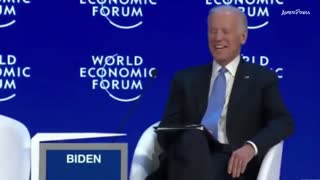 Joe Biden With Klaus Schwab: World Economic Forum - 2016