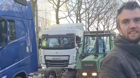 Netherlands, truckers and farmers in The Hague to end vaccine mandates