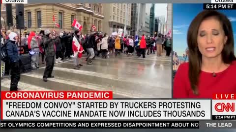 Freedom Convoy - Numerous corrupt politicians and lying leftist media slandering peaceful, harmless protesters against medical dictatorship