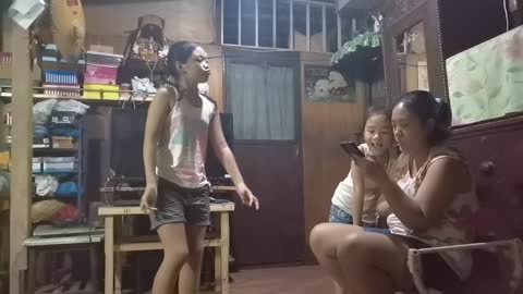 My daughter's dancing