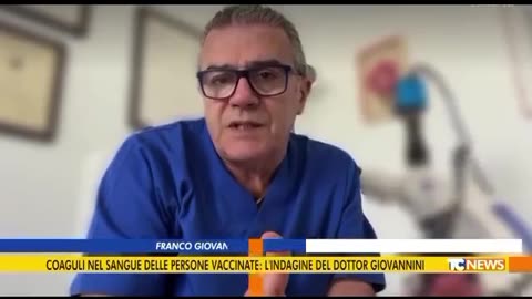 Coaguli di globuli rossi in centinaia di persone