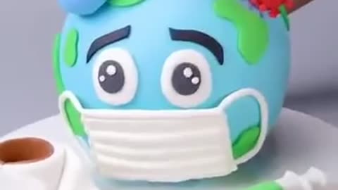 New decorating cake idea | Anti covid cake 🦠😱