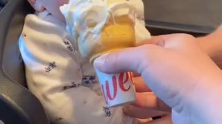 Baby Can't Get Enough Ice Cream