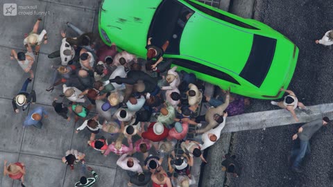 Skullman surrounded by crowd of ravenous fans! - GTA5 Short Clips