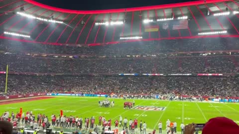 Nearly the entire stadium in Germany singing along to 'Country Roads' is pretty freaking incredible