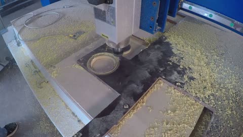 CORTE DE CELEROM EM ROUTER CNC DE 5 METROS - CELEROM CUTTING IN 5 METERS CNC ROUTER