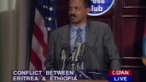 Conflict Between Eritrea and Ethiopia - President Isaias Afwerki speaking 1999