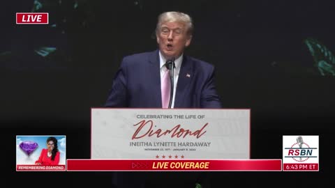 President Donald J. Trump Speech | Lynette "Diamond" Hardaway Celebration of Life