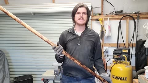 Customizing Long Handled Broad Winged Viking Spear