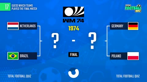 GUESS THE FINAL MATCH OF THE WORLD CUPS | TFQ QUIZ FOOTBALL 2023