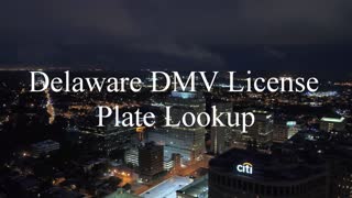 Delaware DMV License Plate Lookup