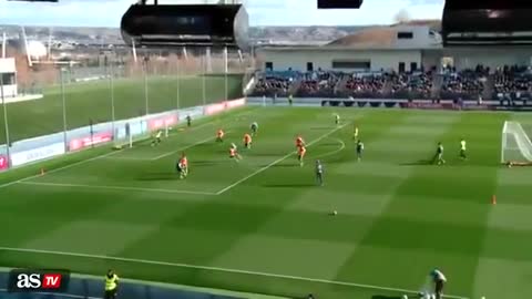 Ronaldo Incredible Goal At First Training with Zidane