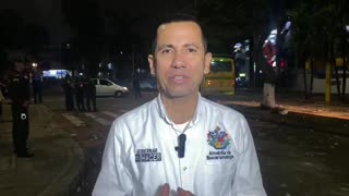Disturbios entre barras y policías en Bucaramanga