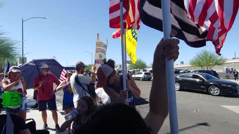 Las Vegas Freedom of Choice Allegiant rally