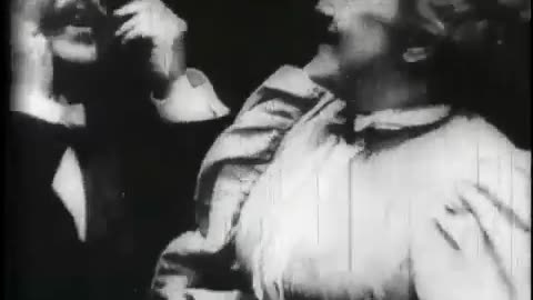 May Irwin Kiss (1896 Original Black & White Film)