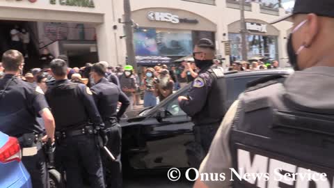 Chaotic White Lives Matter Rally in Huntington Beach California