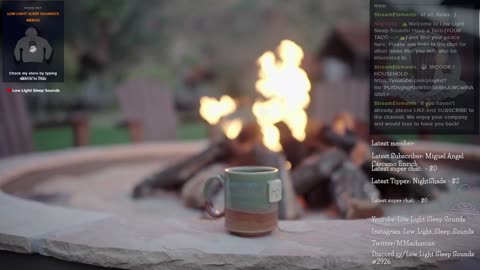 🔴🔥 Cozy Firepit Coffee: Relaxing Ambience for Serene Relaxation, Fast Sleep and Study