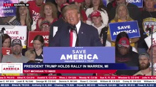 President Donald Trump Rally in Warren, Michigan- October 1, 2022
