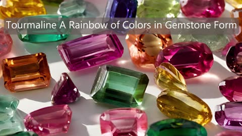 Tourmaline: Rainbow of Colors in Gemstone Form