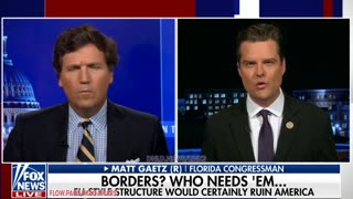 Tucker Carlson & Matt Gaetz: Blinken Wants The North American Union - 10/14/22