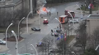Car Fire In Toronto On March 30