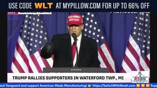 🟢 Trump Rally LIVE In Waterford Township, MI - 2/17/24