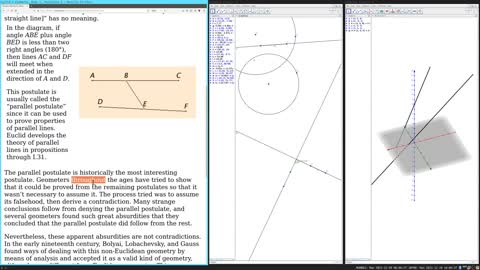 Euclid Elements: Book 1, Definitions, Postulates, and Common Notions