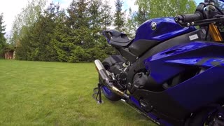 Yamaha R6 Walkaround + Exhaust Sound