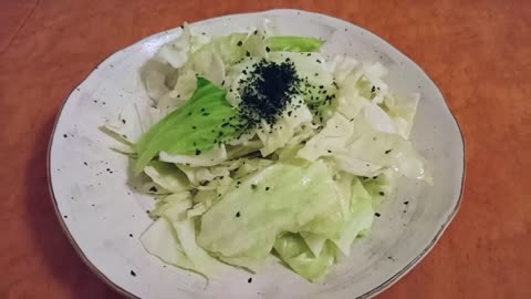 【Japanese Cuisine Recipe】Addictive Cabbage