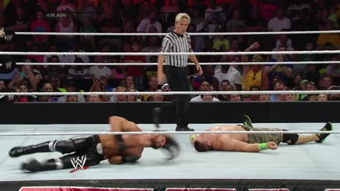 FULL MATCH — John Cena & Roman Reigns vs. Randy Orton, Seth Rollins & Kane: Raw, July 14, 2014
