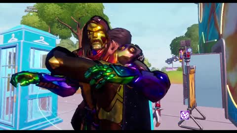 fortnite storm Holographic iron man in fortnite doctor doom silver gold special edition style dance