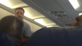 Flight Attendant Bullies Lady