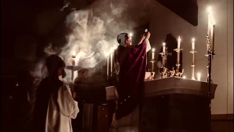Catholic Ambience _ Incense and Flickering Candles _ Gregorian Chant