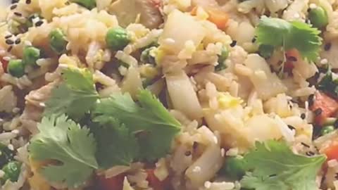 Chicken fried rice is EXACTLY what you need for dinner this week!