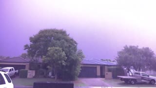 Extremely Close Lightning Strike