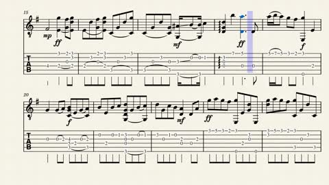 Yiruma - River Flows In You - Guitar arr. sheet music