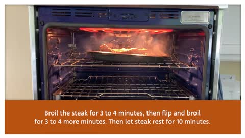 Broiled Flat Iron Steak Recipe