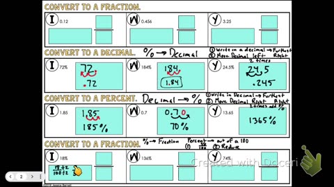 Informal Geometry Converting Rational Numbers Part 3